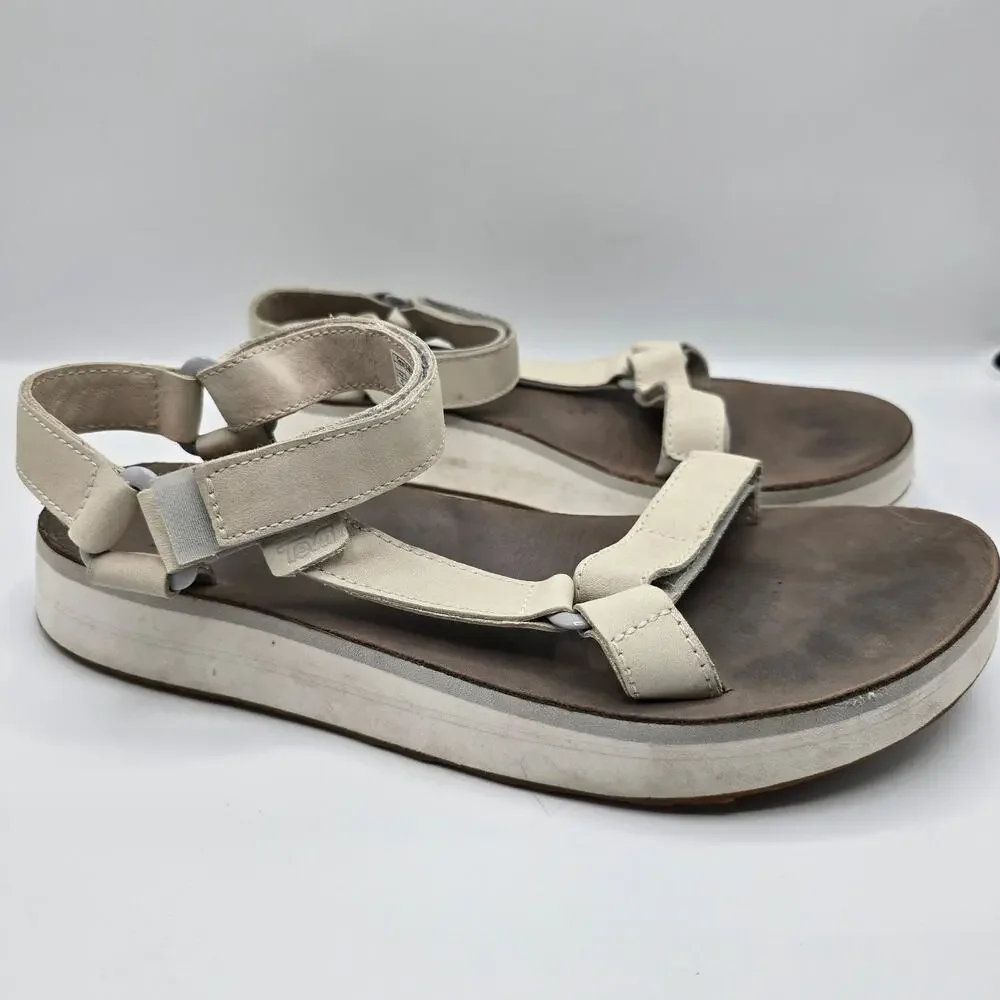 Teva Womens Midform Universal strappy sandals size 10 hook & loop closure